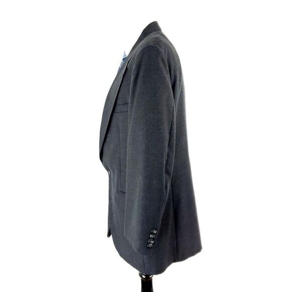 Vintage Stafford American Craftsman 2 Button Blazer 42L Gray - Picture 4 of 11